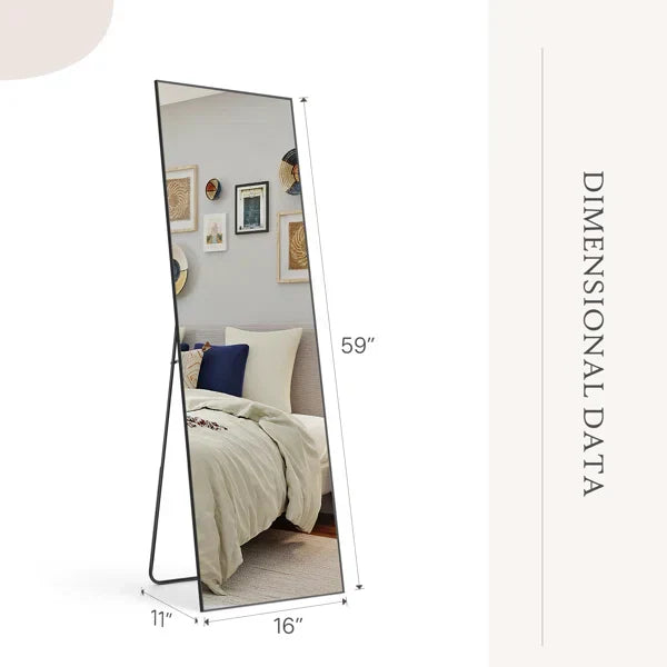 Mirta Rectangle Metal Full Length Mirror